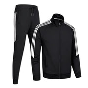 LightweightCasual Stylish and Comfortable Stand Up Collar Tracksuit Set - JVMCL