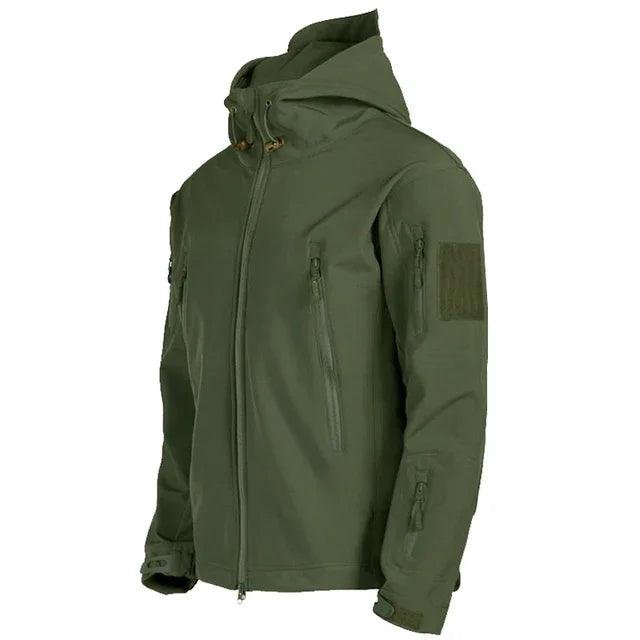 Men's Tactical Jacket - Waterproof Fleece Soft Shell Outdoor Sports Windproof Jacket - JVMCL