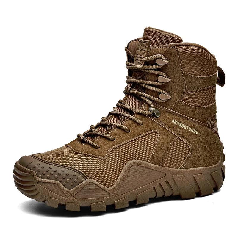 Men's Camouflage Waterproof Hiking Boots – Winter Trekking Sneakers - JVMCL