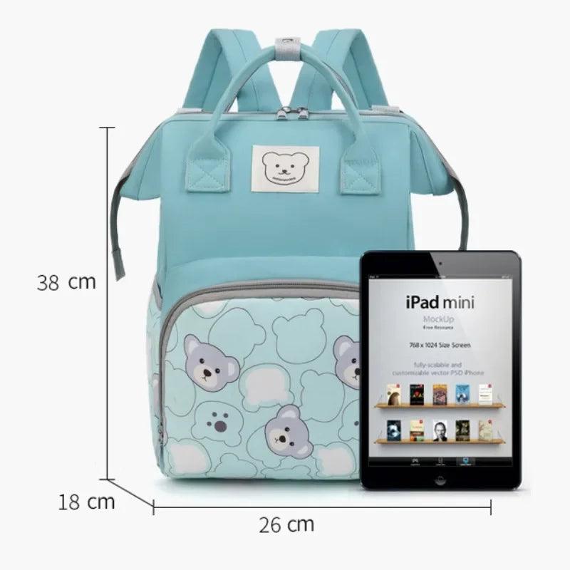 Expandable Personalized Mother, Baby Bag - Multifunctional Leisure Backpack - JVMCL