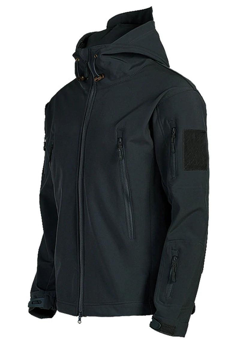 Men's Tactical Jacket - Waterproof Fleece Soft Shell Outdoor Sports Windproof Jacket - JVMCL