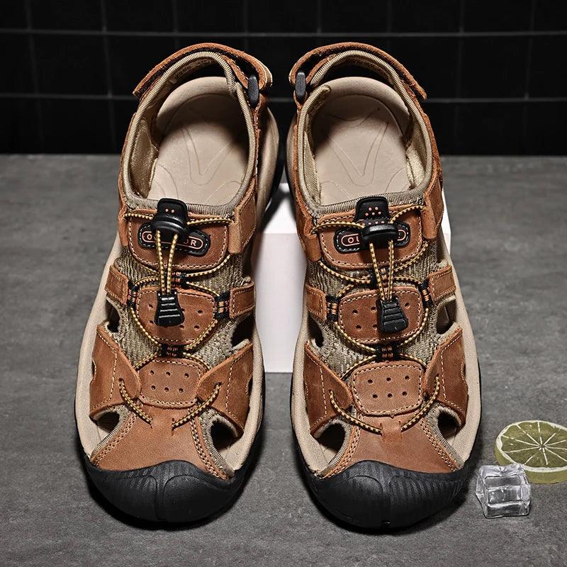 All-Match Men’s Casual Anti-Collision Non-Slip Beach Sandals for Comfort and Style - JVMCL