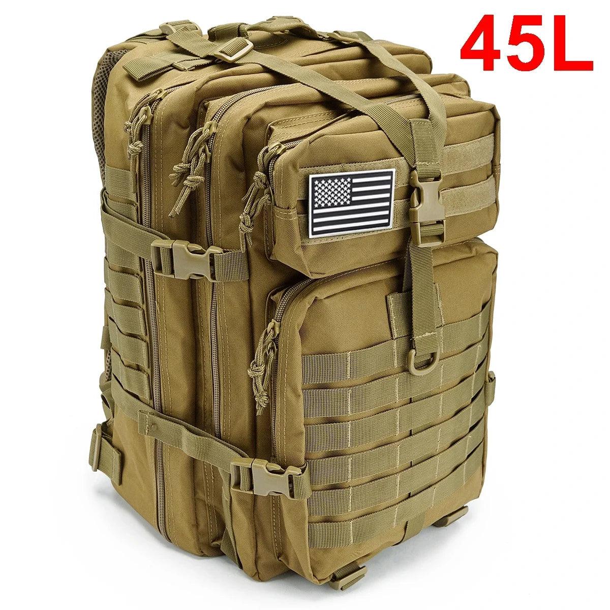 30/50L Tactical Durable Outdoor Assault Hiking, Trekking & Hunting Backpack - JVMCL