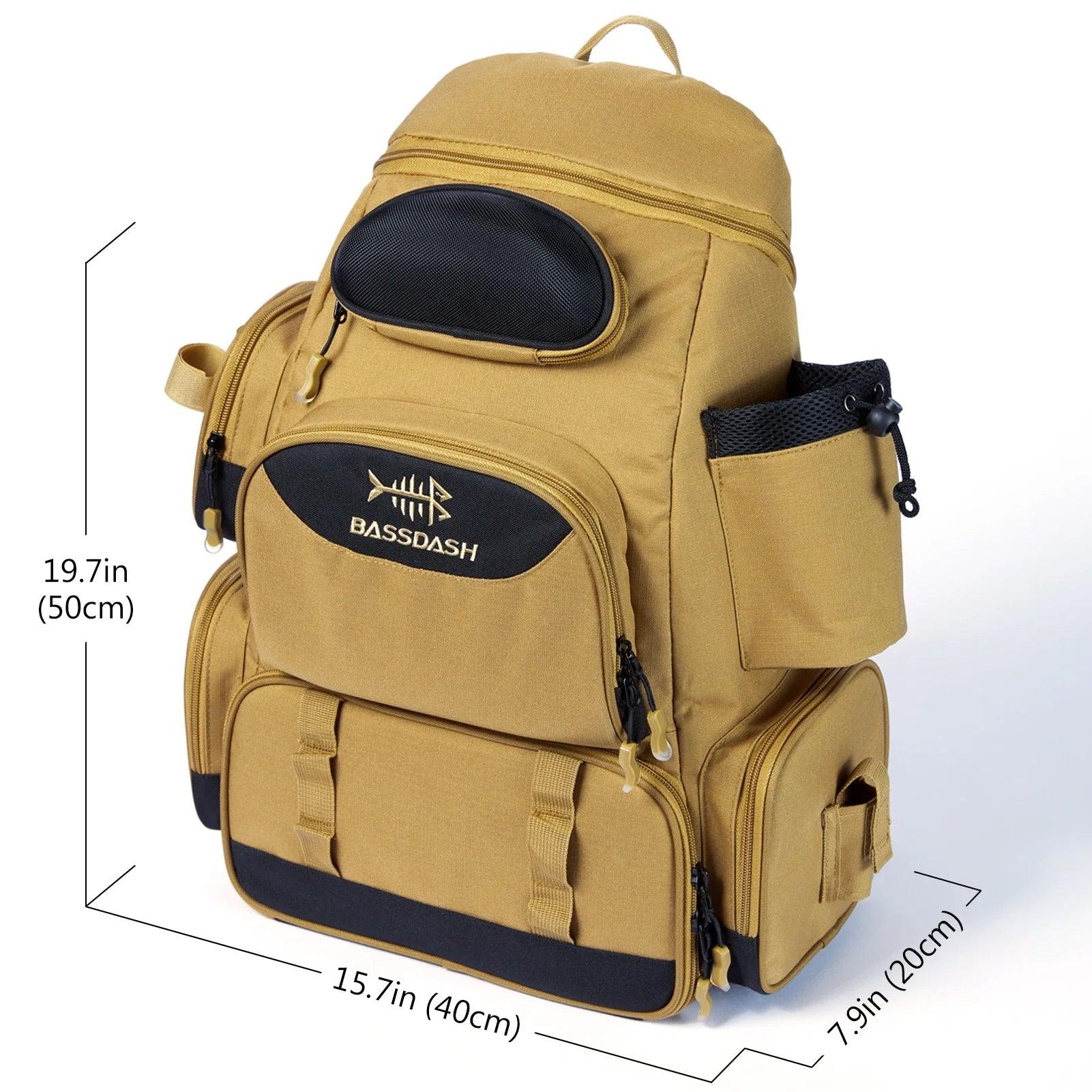 Large Capacity Lightweight Durable Fishing Gear Functional Backpack Bag - JVMCL