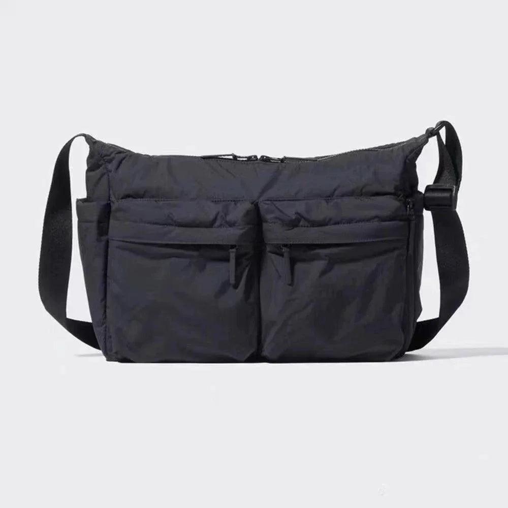 Casual Nylon Crossbody Messenger Bag - Unisex Large Multi-Pocket Shoulder Bag - JVMCL