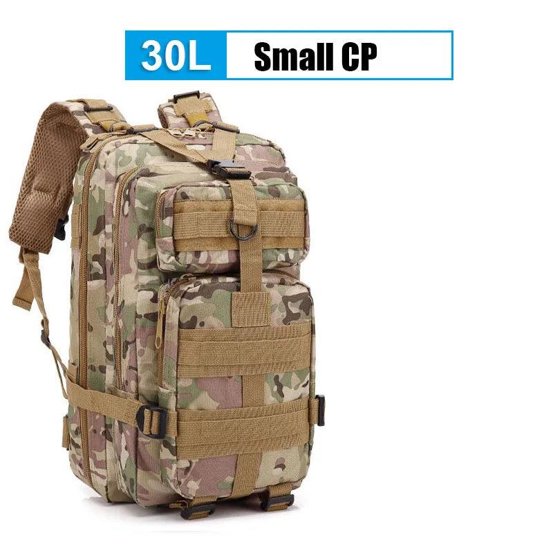 Tactical Waterproof Outdoor Backpack –Multifunctional Hiking, Camping, Travel Bag - JVMCL