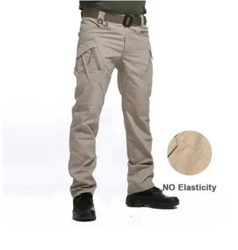 Men’s Multi-Pocket Wear-Resistant  Tactical Cargo Pants Trousers