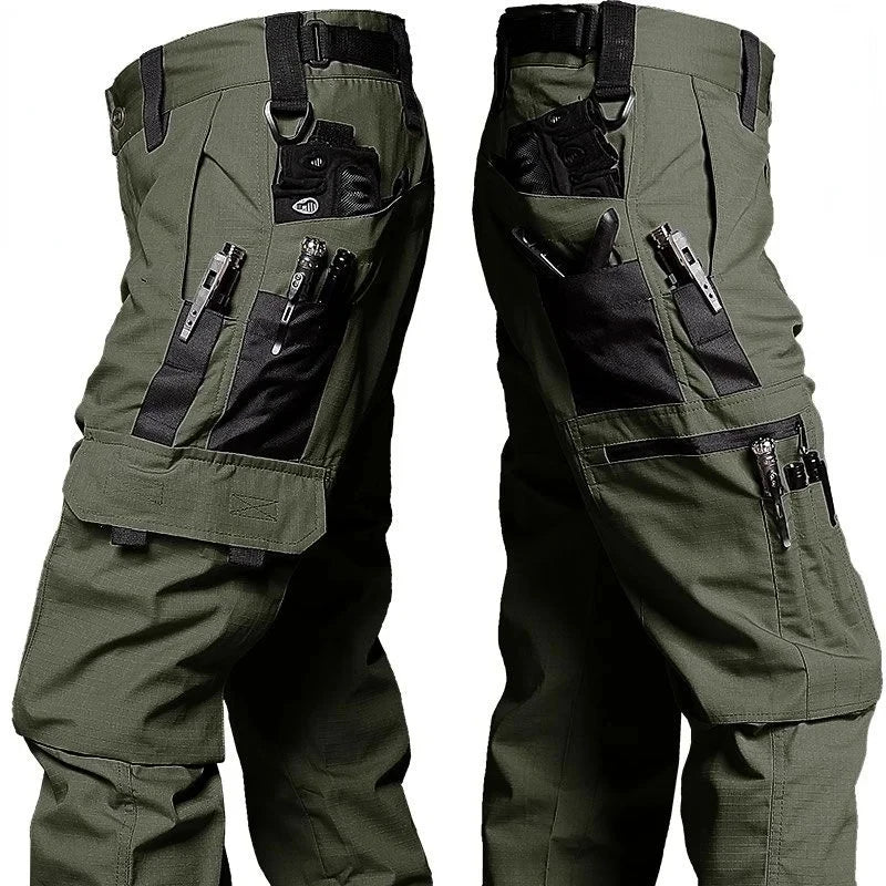 Men’s Multi-Pocket Wear-Resistant  Tactical Cargo Pants Trousers