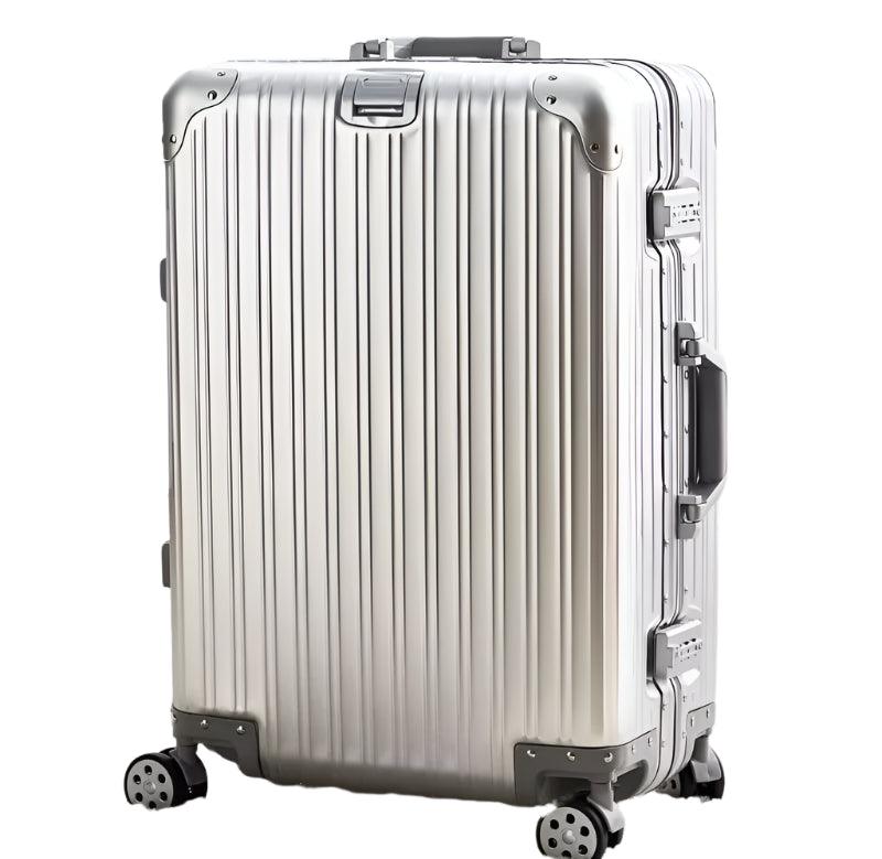 High-Quality Aluminum-Magnesium Alloy Travel Luggage – Unisex Spinner Suitcase - JVMCL