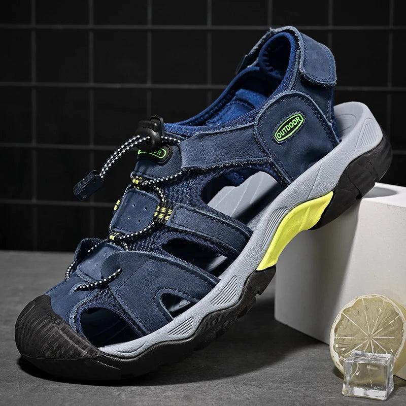 All-Match Men’s Casual Anti-Collision Non-Slip Beach Sandals for Comfort and Style - JVMCL