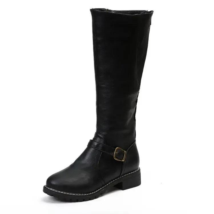 Women’s Fashion Comfortable Waterproof Long Boots – Plus Size Thigh High Boots - JVMCL