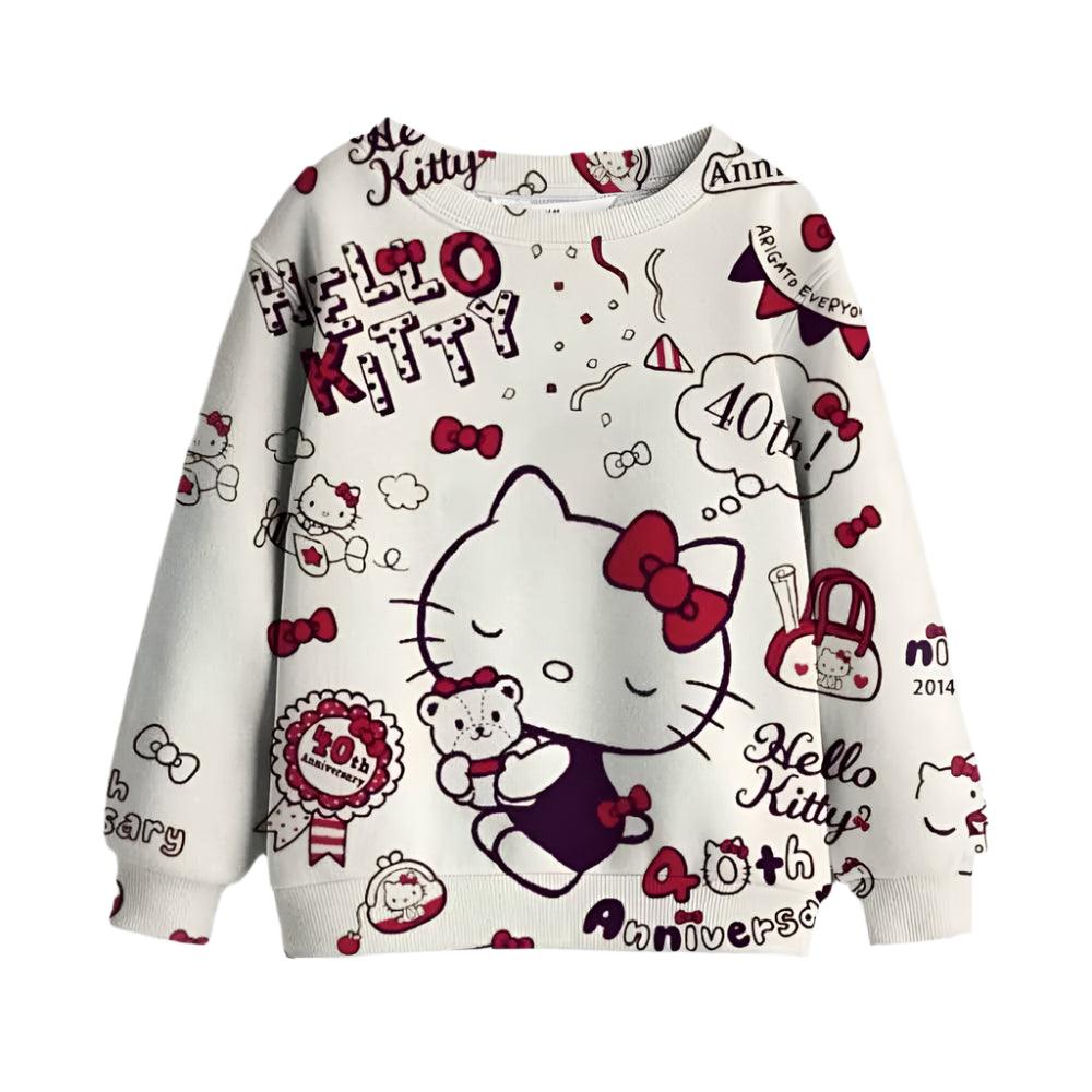 Cute Cozy Winter Adorable Long-Sleeve Pullover Sweatshirt for Girls - JVMCL