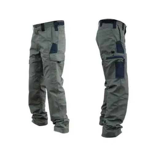 Men’s Multi-Pocket Wear-Resistant  Tactical Cargo Pants Trousers