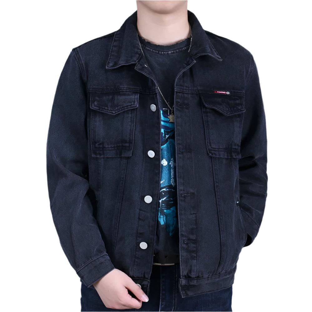 Men's High-End Multi-Pocket Cargo Jacket – Plus Size Baggy Fit for Casual Wear - JVMCL