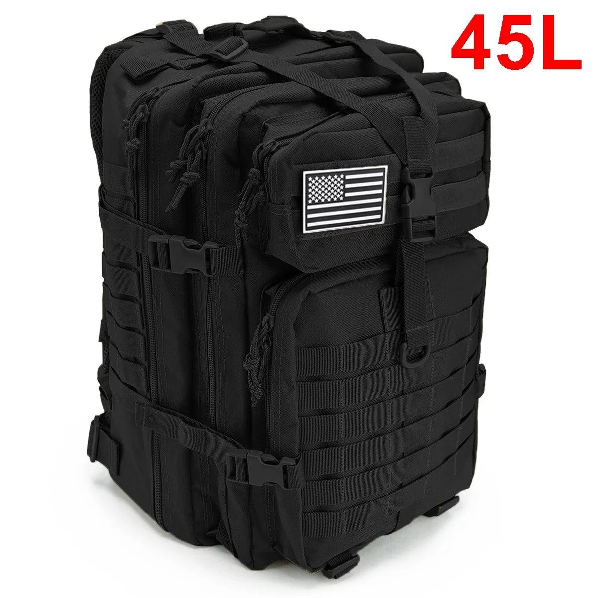 30/50L Tactical Durable Outdoor Assault Hiking, Trekking & Hunting Backpack - JVMCL