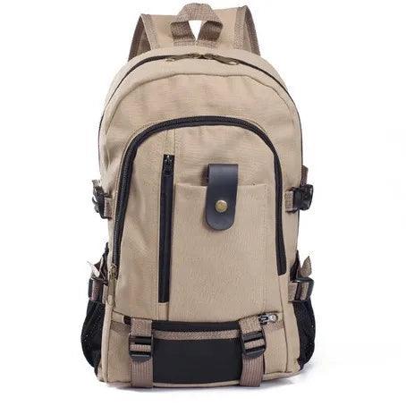 Large Capacity Camping, Hiking, Travel Sport Male Canvas Backpack - JVMCL