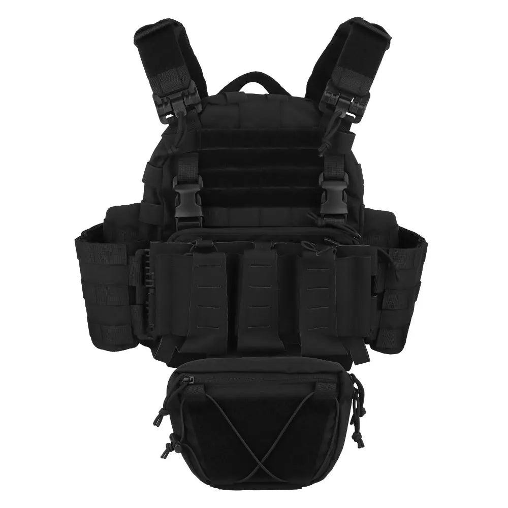 Quick Release MOLLE Plate Carrier for Airsoft, Hunting & Tactical Vest - JVMCL