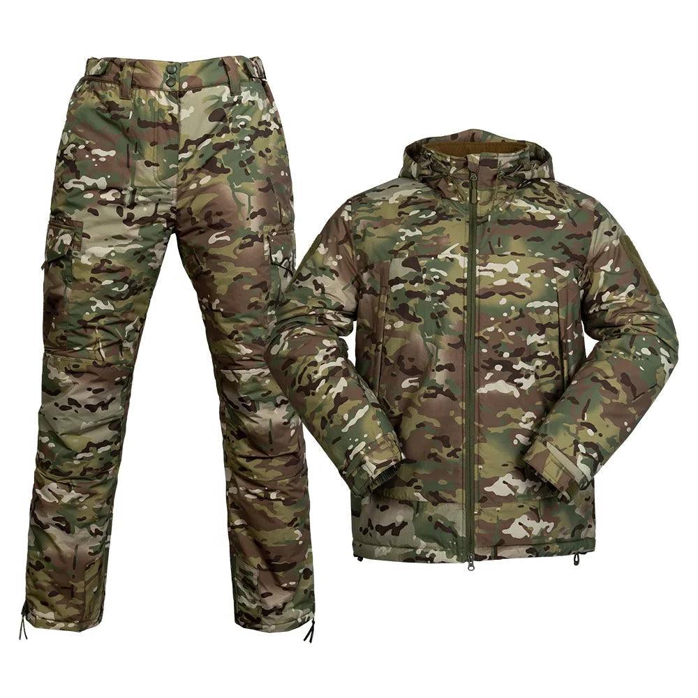 Men’s Winter Tactical Parka Set – Waterproof Hunting Suit & Windbreaker Jacket - JVMCL