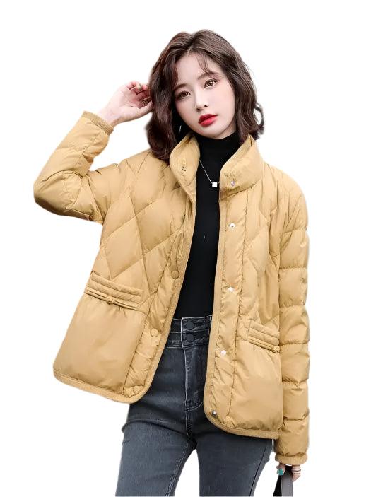 Women's Luxury Duck Down Jacket – Thick, Warm Demi-Season Puffer Coat for Winter - JVMCL