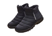 Plush Plus Size Winter Men Ankle Snow Boots Waterproof Non Slip Shoes - JVMCL