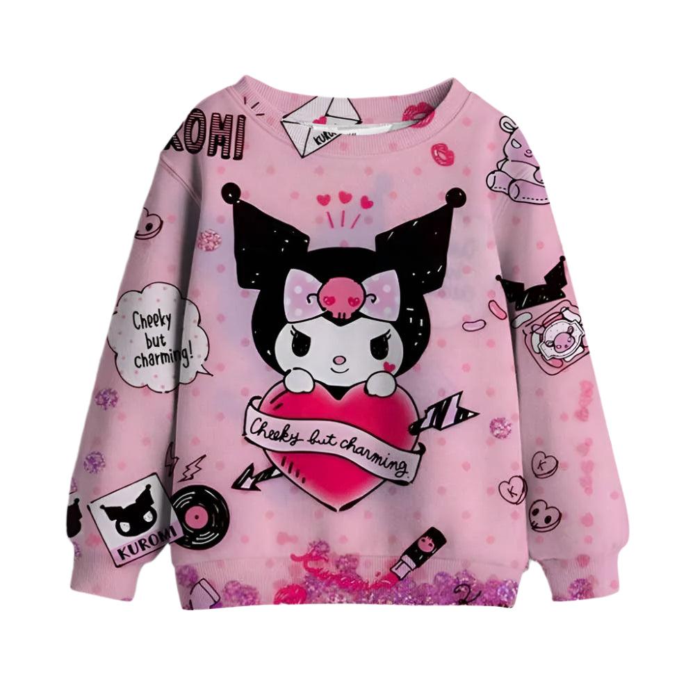 Cute Cozy Winter Adorable Long-Sleeve Pullover Sweatshirt for Girls - JVMCL