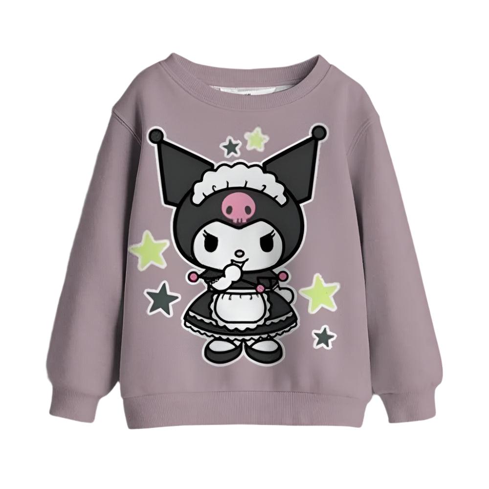 Cute Cozy Winter Adorable Long-Sleeve Pullover Sweatshirt for Girls - JVMCL