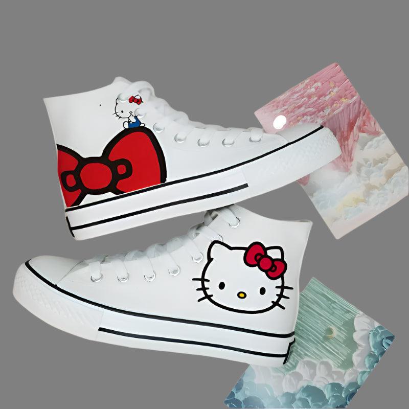 Anime-Inspired Unisex High-Top Canvas Sports Flat Casual Sneakers Shoes - JVMCL