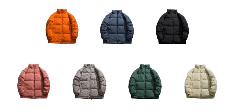 Thick Quilted Daily Casual Wear Winter Fall Oversize Men's Puffer Jacket Coat - JVMCL