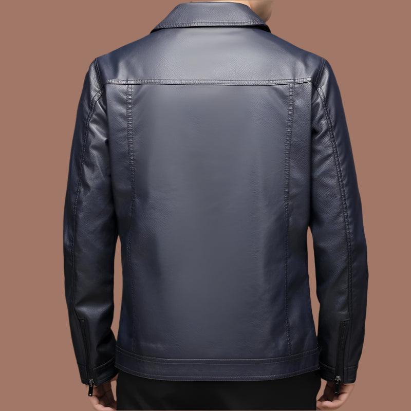 Sleek Durable Slim fit High-Quality New Men's Casual PU Leather Jacket - JVMCL