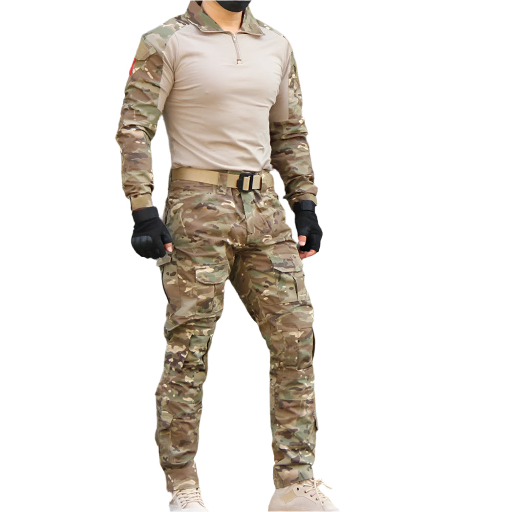 Tactical Outdoor Airsoft   Uniform Shirt & Pants Suit Set