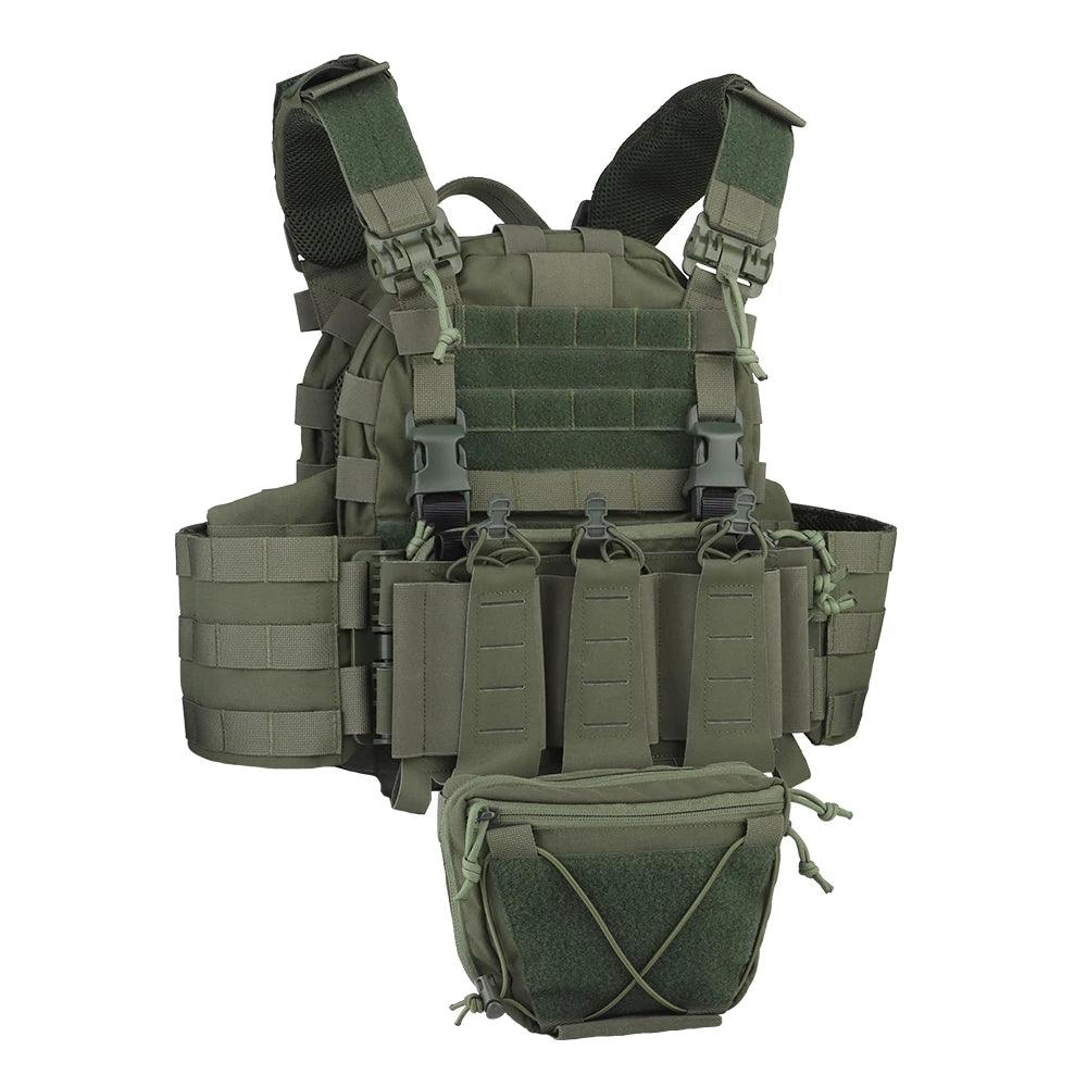 Quick Release MOLLE Plate Carrier for Airsoft, Hunting & Tactical Vest - JVMCL