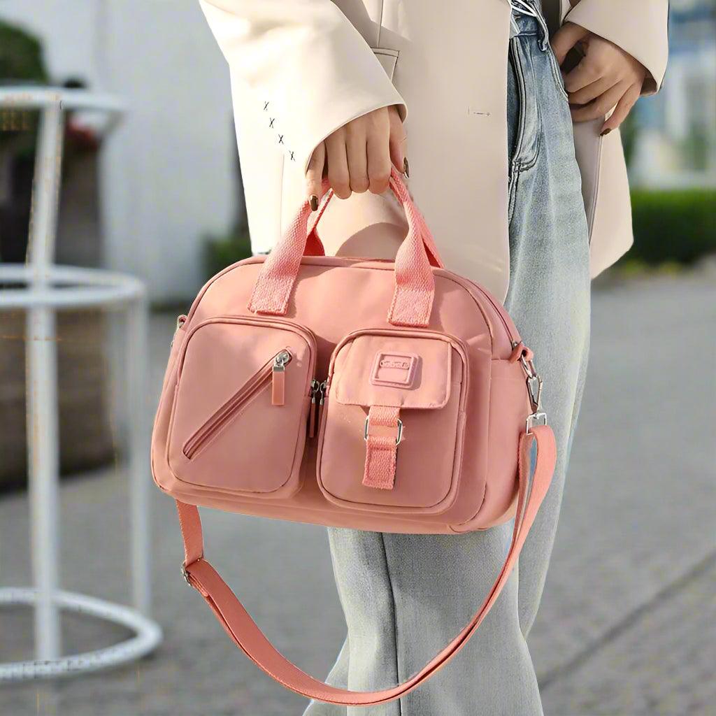 Casual Nylon Shoulder & Crossbody Bag - Versatile Small Square Bag  - JVMCL