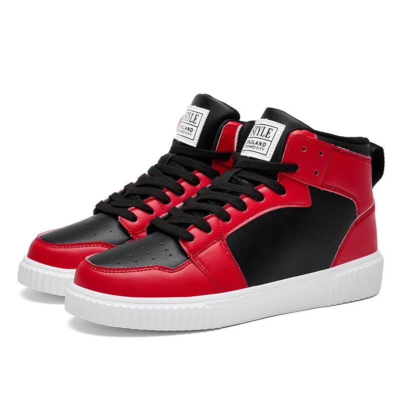 Fashion Stylish & Comfortable High-TopLeather Sports Sneakers Shoes for Men - JVMCL