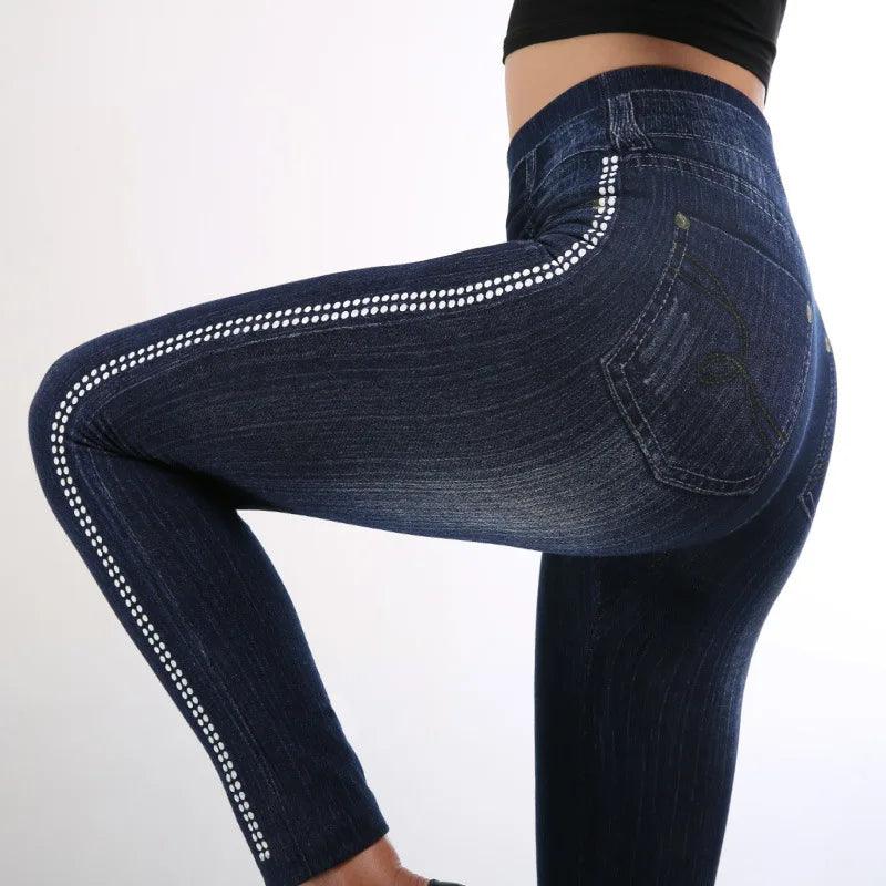 High-Waisted Slim Leggings – Elegant & Office-Ready Comfort - JVMCL