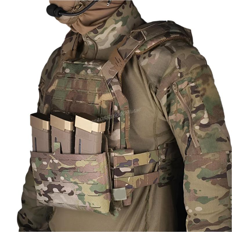 Lightweight Tactical Airsoft & Hunting & Quick Release MOLLE Vest Plate Carrier - JVMCL