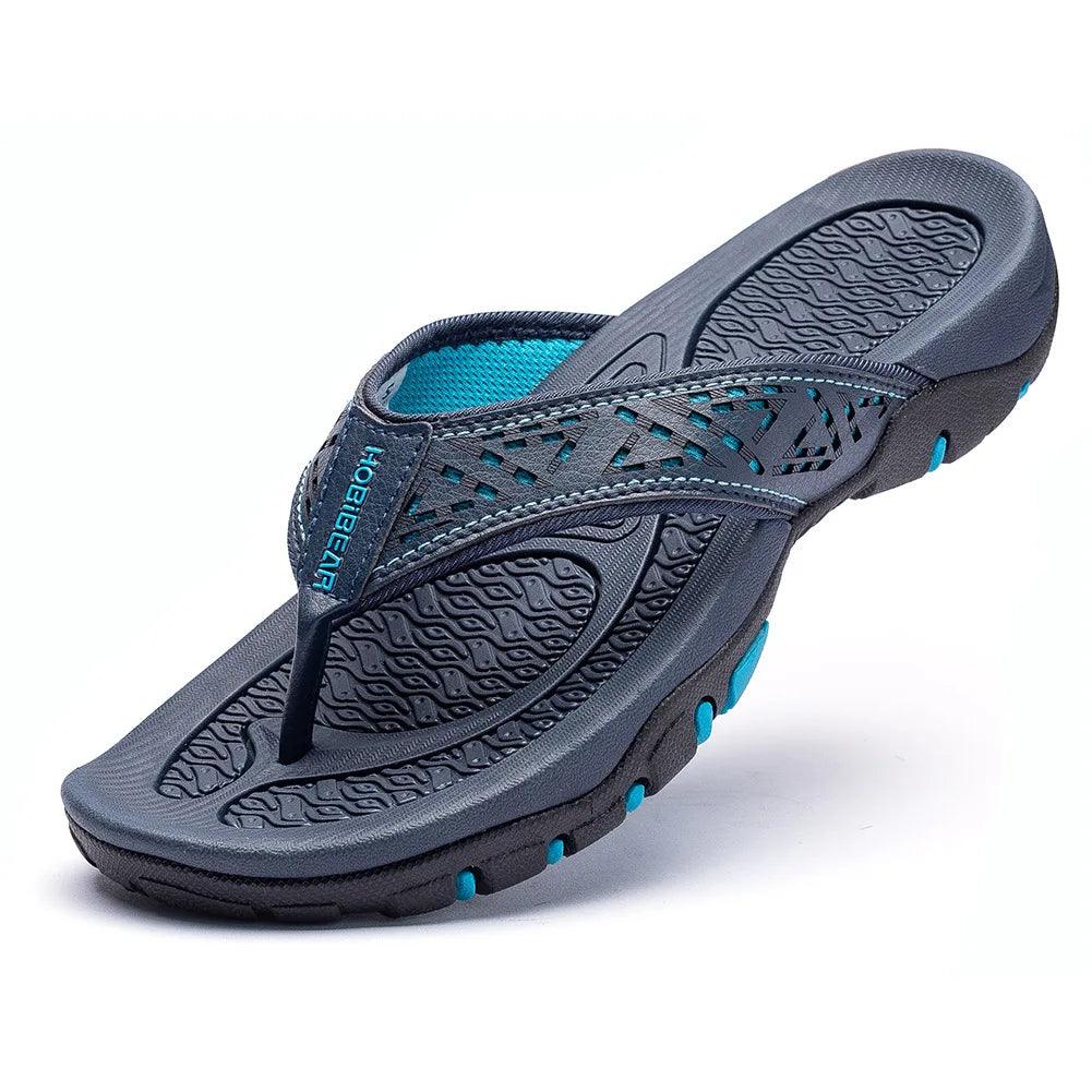 Men's Massage Flip Flops - Non-Slip Outdoor Travel Slippers (Sizes 40-50) - JVMCL