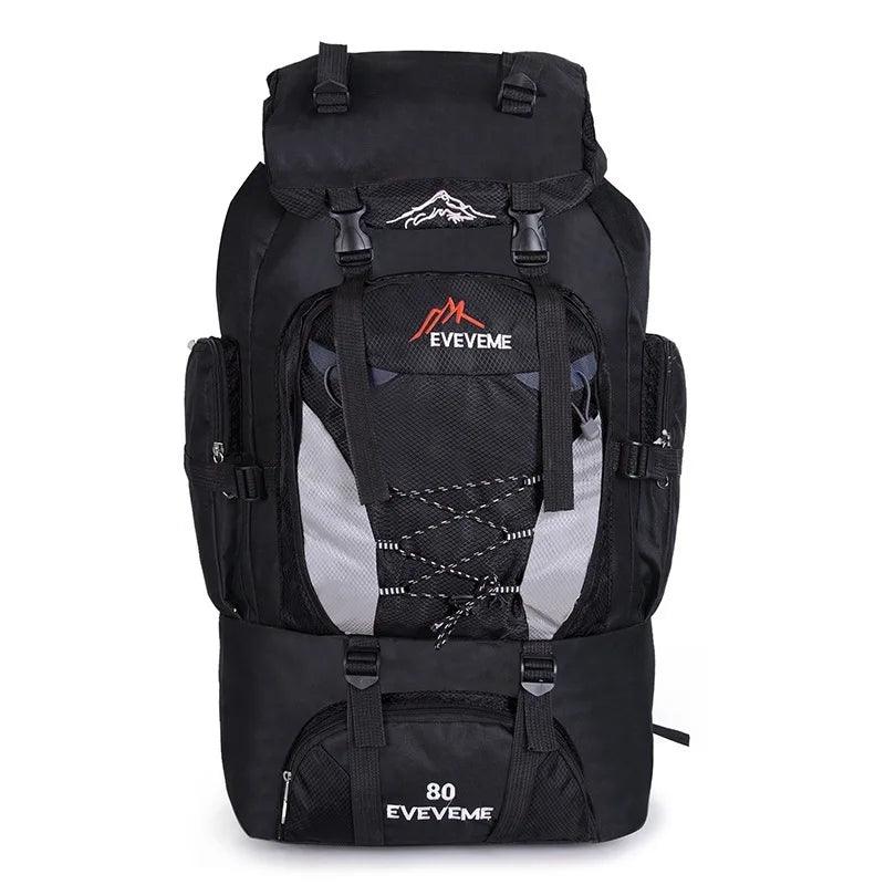 80L Waterproof Outdoor Adventure Hiking & Climbing Rucksack Backpack - JVMCL