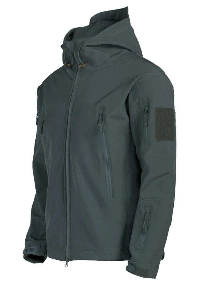 Men's Tactical Jacket - Waterproof Fleece Soft Shell Outdoor Sports Windproof Jacket - JVMCL