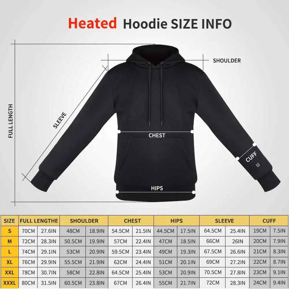 USB Charging Outdoor Electric Heating Winter Warm Sportswear Jacket - JVMCL