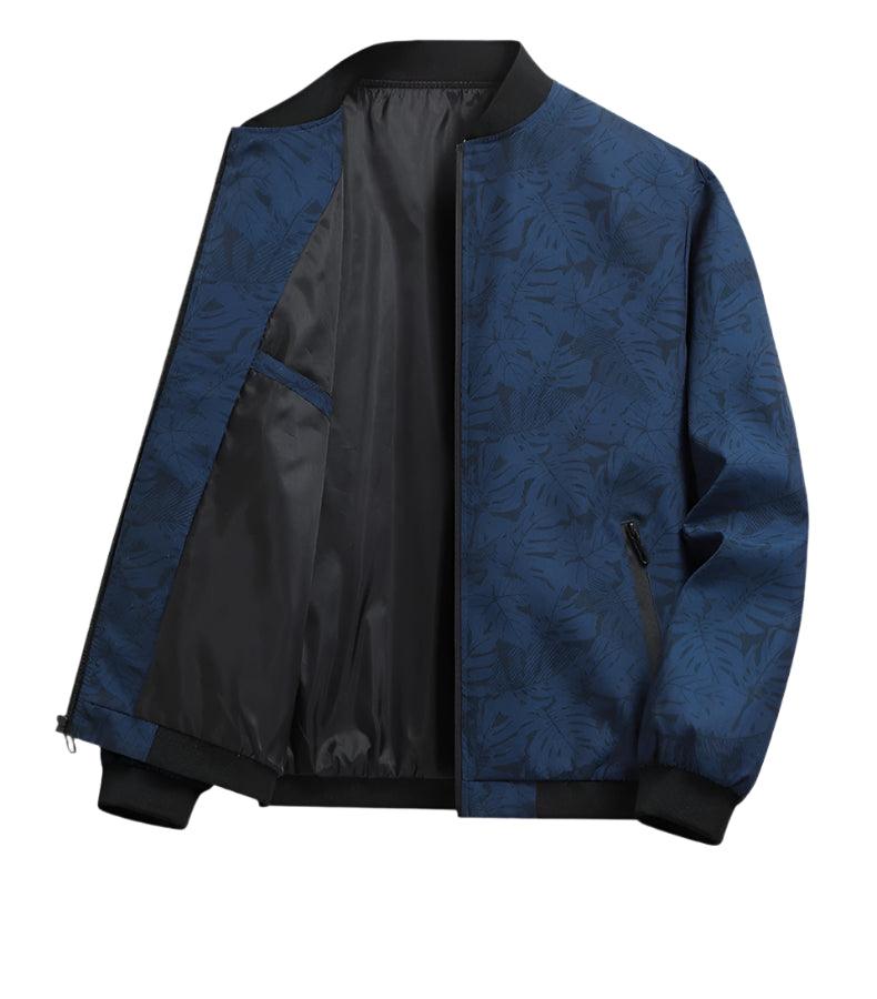 Men's Spring Autumn Printed Windbreaker - Slim Fit Bomber Jacket - JVMCL