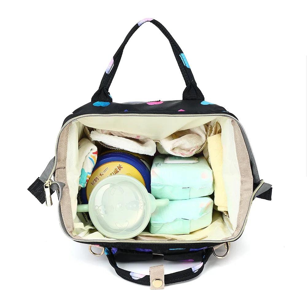 Waterproof Travel Backpack Nappy Changing Bag - Maternity Nursing Diaper Bag - JVMCL