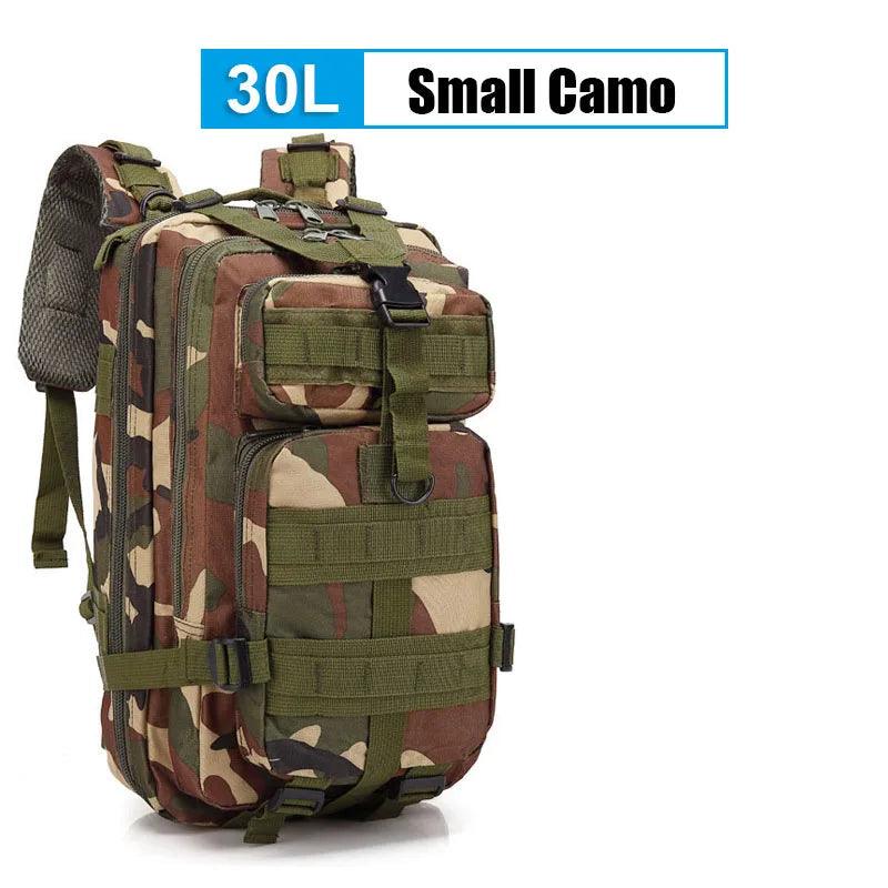 Tactical Waterproof Outdoor Backpack –Multifunctional Hiking, Camping, Travel Bag - JVMCL