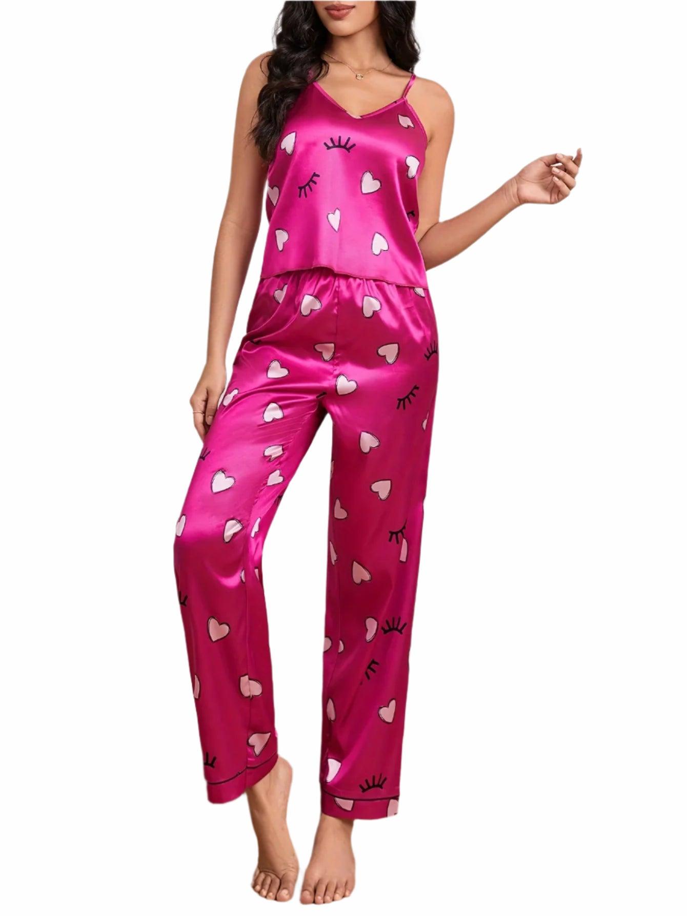 Luxury Women's Satin Pajama Set – Sexy & Elegant Sleepwear for Ultimate Comfort - JVMCL