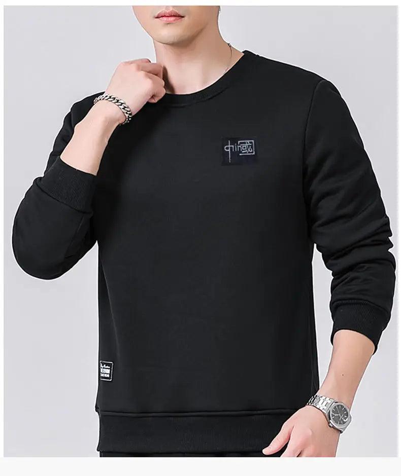 Men's Warm & Plus Fleece-Lined Quarter-Zip Sweatshirt – Size (L-7XL) Pullover - JVMCL