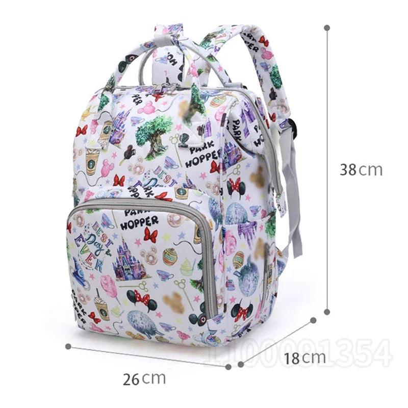 Expandable Personalized Mother and Baby Bag - Multifunctional Backpack by Disney - JVMCL