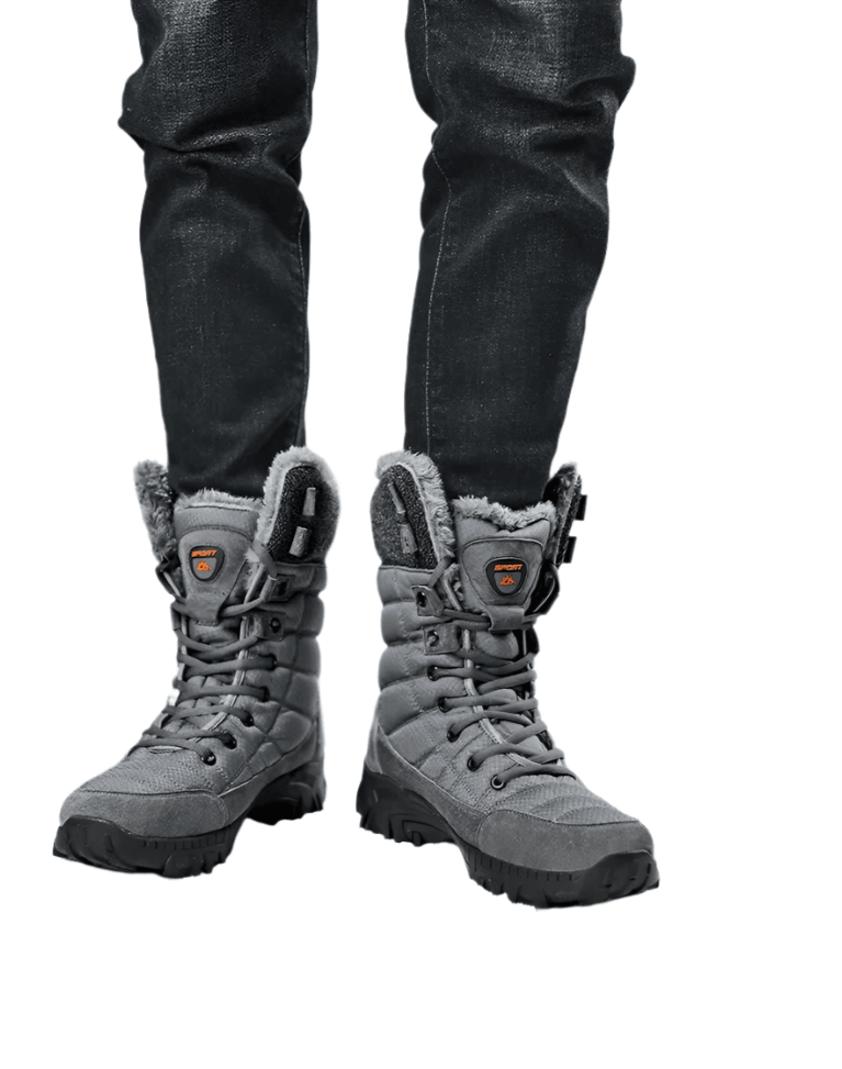 Men's Winter Ankle Snow Boots – Anti-Slip, Cold-Resistant Hiking Work Shoes - JVMCL