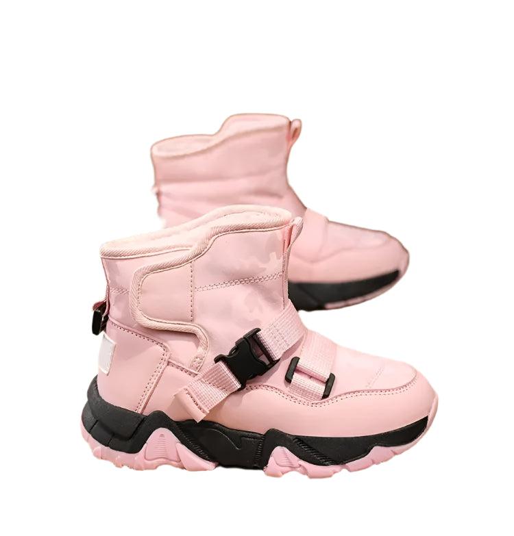 High-Quality Winter Adventure Anti-Slip Outdoor Plush Warm Snow Kids Boots - JVMCL