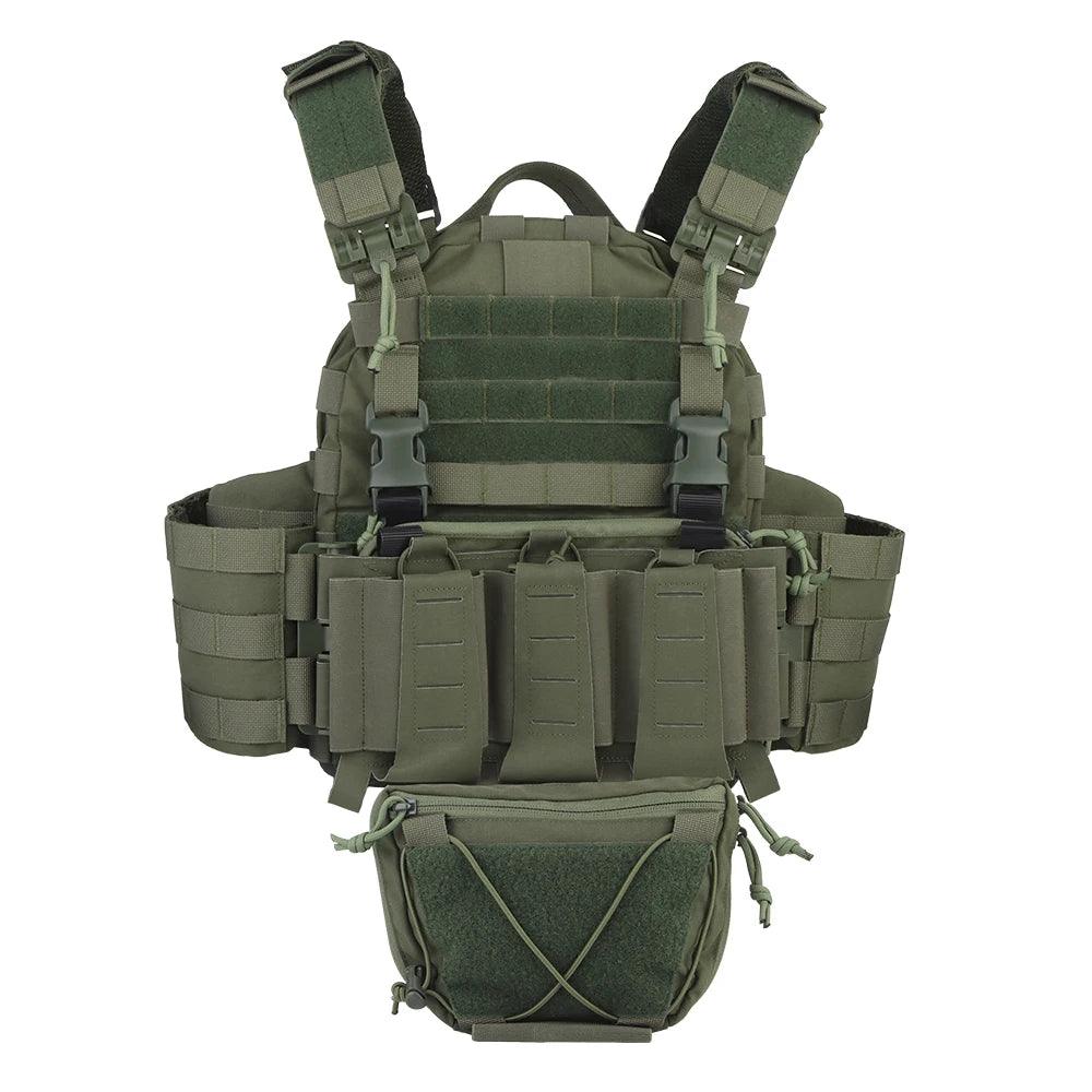 Quick Release MOLLE Plate Carrier for Airsoft, Hunting & Tactical Vest - JVMCL