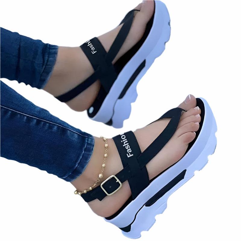 Women's Summer Wedge Sandals – Stylish & Comfortable Platform Heels for Casual Elegance - JVMCL