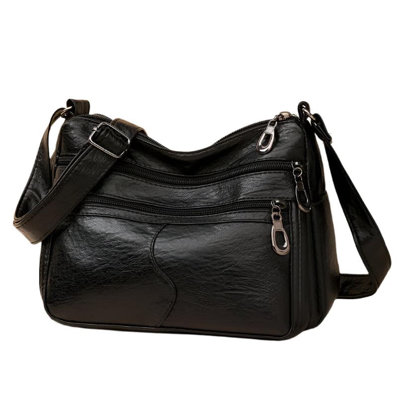 Women's Vintage Handbags and Purses - Retro Design Soft Leather Crossbody Bags - JVMCL